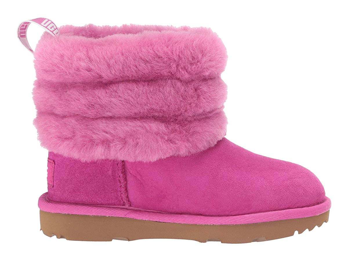 ugg fluff mini quilted pink