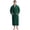 Green, variant on Neweven Men's Shawl Collar Bathrobe, Soft Long Towel Robe for Men (Navy,L/XL)