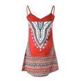 thumbnail image 4 of Fridja Womens Summer Print Color Block Sleeveless Dress A-Line Maxi Mini Sundress　, 4 of 5