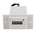 thumbnail image 1 of Industrial Totalizer, CSK4-YKW 4 Digits 0-9999 Mechanical Electromagnetic Pulse Counter, 1 of 8