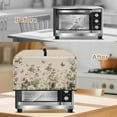 thumbnail image 3 of TSOVTHRID Convection Oven Dust Cover, Easy to Clean, Electric Appliance Protector Smart Microwave Oven Cover for Countertop,Vintage Daisy Strawberry Butterfly Print, 20.9"W x 15.7"D x 12.4"H, L, 3 of 7