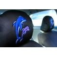thumbnail image 4 of Yupbizauto 4X Dolphin Logo Accessories Car Seat Headrest Covers, 4 of 5