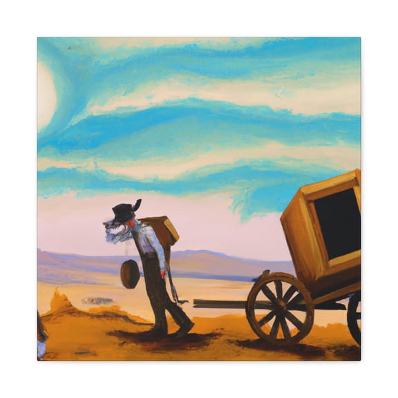The Wagon Sagely Dreaming - Canvas