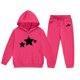thumbnail image 4 of Cowsor Little Girls Outfits 2 Piece Toddler Long Sleeve Sweatshirt Leggings Pants Clothing Set, 4 of 5