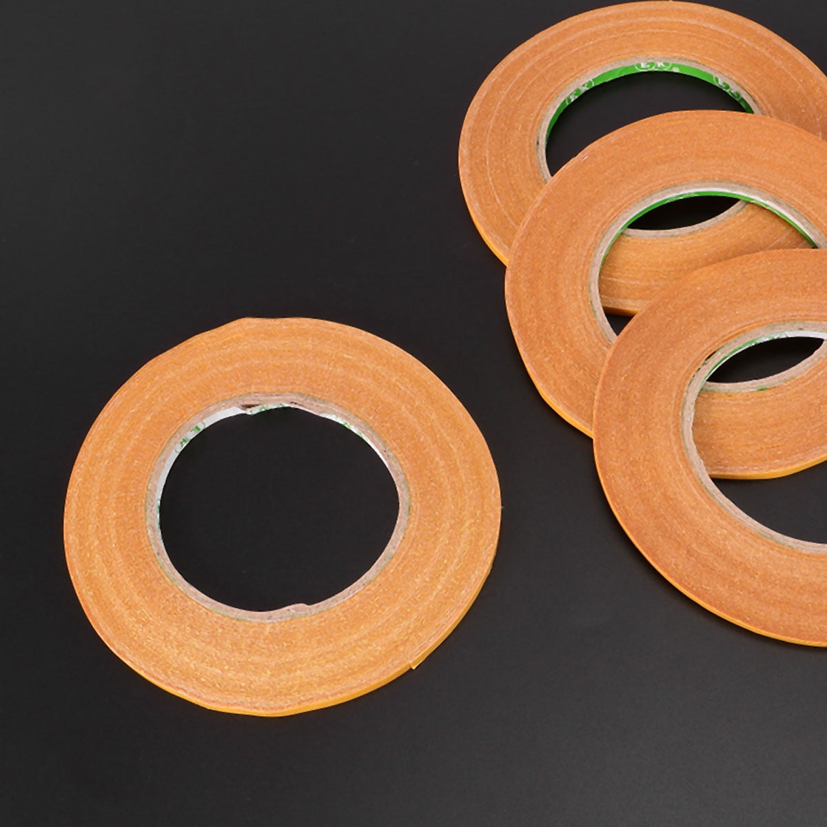 Raindrops 4 Rolls Heavy Duty Double Sided Adhesive Carpet Tape Yellow Painter's Tape for Home and Office