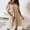 Beige, variant on Labakihah midi dresses for women casual dresses for women Womens Bohemian Summer Off Shoulder Cute Dress Puff Sleeve Ruffle Flowy Beach Midi Dress Beige