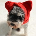thumbnail image 2 of TELOLY 1Pcs Dog Winter Hat,Polyester Dog Ears,Dog Ear Cover,Red,M, 2 of 6
