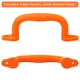 thumbnail image 4 of Empuñaduras de seguridad para parques infantiles SELEWARE, color naranja, paquete de 2, 4 of 6