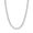 14k White Gold, variant on Tennis Necklace for Women 14K Gold Plated 3mm Cubic Zirconia Diamond Chain Adjustable 15-18" 4-Prong Setting Classic