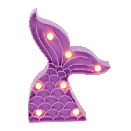 

Mermaid Tail Lamp Decoration Mermaid Birthday Party Decoration Lamp(No Battery)