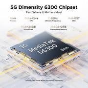 DOOGEE Fire 7 Ultra 5G Rugged Cell Phone,13000mAh Battery/33W Fast Charge,32GB+256GB(2TB TF),6.6HD+90Hz,IP68/IP69K,125dB Speaker,Nfc,Dual Sim