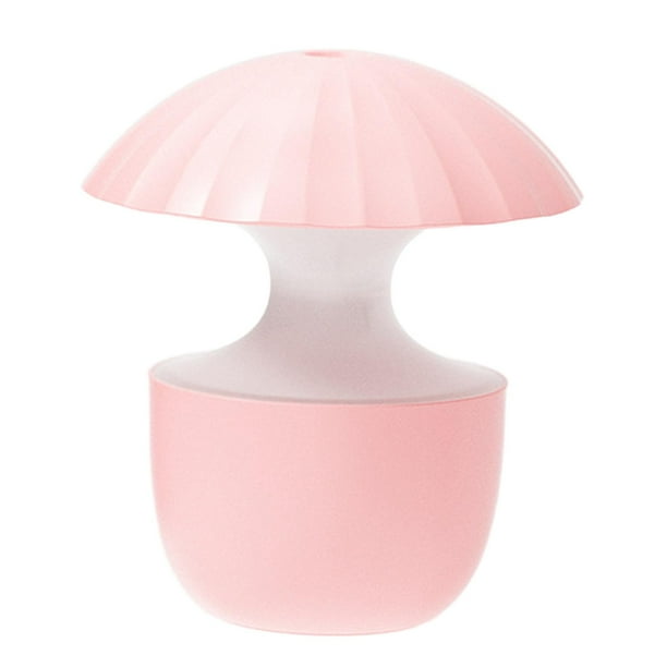 Mini humidificador de aire eléctrico con USB y luces de colores multiusos. Rosa