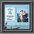thumbnail image 3 of Fishermans Happy Place, Fishing Gifts, Beach, Boating or Fishing Decor, Personalized Picture Frame, 10X10 9724, 3 of 6