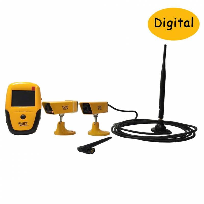 Swift Hitch Digital Interference Free Portable Two Wireless Back-up Camera System SH03D Swift Hitch Digital Interference Free Portable Two Wireless Back-up Camera System SH03D