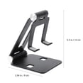 thumbnail image 2 of IFANLANDOR Soporte Ajustable De Para Teléfono Y Tablet Negro Para Uso Diario En Escritorio, 2 of 6