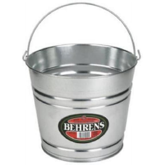 Behrens 1208GS 8 Quart Galvanized Steel Water Pail