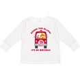 thumbnail image 3 of Inktastic Fire Truck 3rd Birthday Boy Boys Long Sleeve Toddler T-Shirt, 3 of 5