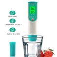 thumbnail image 3 of Water Quality Tester, Low Battery Indicator 3 in 1 PH Salinity Temperature Tester IP65 Waterproof High Accuracy  for Home, 3 of 7