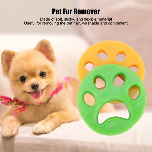 Removedor de pelo, 2 piezas, accesorios para mascotas, removedor de pelo pegajoso para mascotas, removedor de pelo para mascotas, construido para profesionales