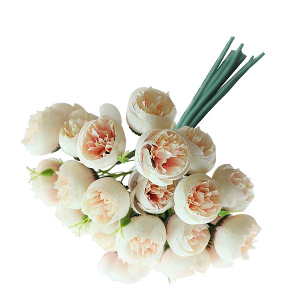 Stream 27heads Artificial Fake Camellia Rose Bouquet Silk Flower Wedding Party Home Diy Walmart Com Walmart Com