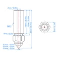 thumbnail image 4 of Boquilla Extrusora Hotend De Alta Velocidad M6 De 1,75mm, 3 Uds., ParaK1, Vyper, Kobra, Sovol Sv06 Plus, Sv07. Amplia Compatibilidad De Filamentos, Excelentes Impresiones,, 4 of 7