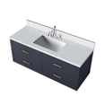 thumbnail image 5 of Blue 48"w X 22"d Bath Vanity With Cultured Marble Top And Faucet Included - Filler, Wood Made, Soft Close Drawers Single 48 In. 22 & Plywood, Solid Frame, Doors, 5 of 5