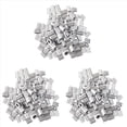 thumbnail image 1 of 300Pcs Aluminum Crimping Loop Sleeve for 3mm Diameter Wire Rope and Cable,300x Aluminium Sleeve,Silver, 1 of 8