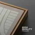 thumbnail image 4 of PixonSign Framed Wall Art Set Grunge Tribal Pattern Landscape Abstract Shapes Geometric Canvas Prints Cozy Neutral Minimal Decorative Nordic Zen Bohemian for Home Decoration - 24"x36"x2 Natural, 4 of 5