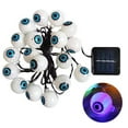 thumbnail image 2 of Halloween Decor Halloween Decorative String Light Solar Eyeball IP65 Waterproof Party Decoration, 2 of 7