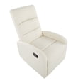 thumbnail image 5 of LumiSource Dormi Contemporary Fabric Recliner Chair, Cream, 5 of 8