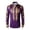 Purple, variant on KHONTS Boys Western Cowboys Long Sleeve Shirts for Kids Button down Printed Casual Collared Retro Shirts,Size 4-13 Years White 170