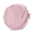 thumbnail image 5 of Pxiakgy Hot Sale!! Turban Head Wraps for Women Soft Cancer Chemo Head Scarf Hats Elastic Covers Wraps for Women's Hair Women Splicing Model Hat Beading Hat Muslim Ruffle Cancer Chemo Hat Wrap Cap, 5 of 5