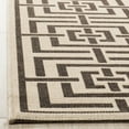 thumbnail image 3 of SAFAVIEH Linden Derbhile Geometric Squares Area Rug, Natural/Brown, 4' x 6', 3 of 6