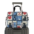 thumbnail image 2 of FORMRS 16" Laptop Bag Carrying Sleeve Case with Handle Travel Shoulder Briefcase, Black Cats and Hearts, 2 of 8