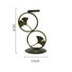 thumbnail image 3 of Candelabro De Hoja De Ginkgo De Estilo Retro Europeo, Candelero Forjado Simple Moderno, Adorno De Mesa De Hierro Para El Hogar, Bar, Fiesta, Decoración De Boda Minnieouse HA026446-02, 3 of 6