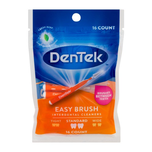 DenTek Easy Brush Cleaners Fresh Mint 16 ct