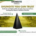 thumbnail image 3 of Shungite Miracle Tall Pyramid Unpolished 30mm (1.18 inches) - Natural Healing Crystal for Chakra Balancing & Cleanse, 3 of 6