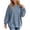 Blue, variant on Lmnyox Ribbed Sweatshirts for Women Loose Crew Neck Oversized Pullover Fashion Casual Sweatshirts
