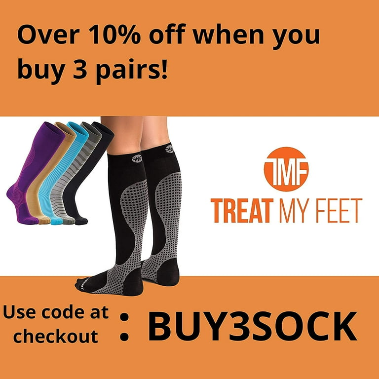 Compression Socks for Men & Women - Graduated Knee-High