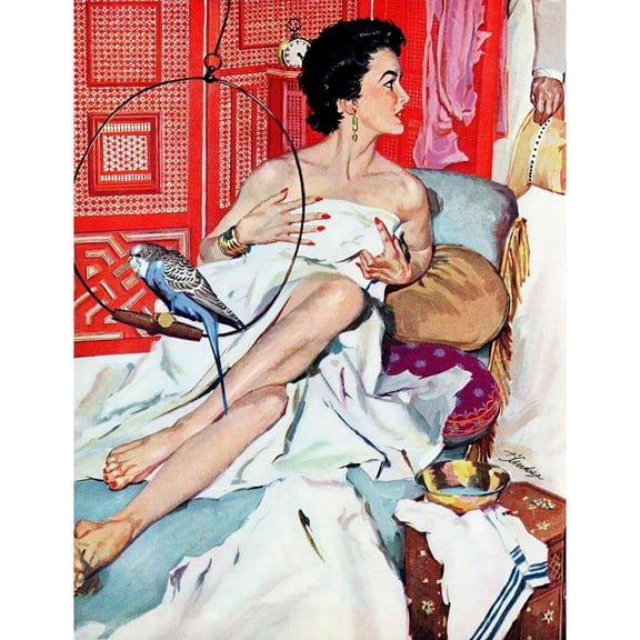Marmont Hill "The Strange Woman" by Bernard D'andrea Painting Print on Canvas