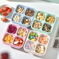 thumbnail image 4 of SDFGTstore Meal Preparation Box with Individual Compartments Clear Food Storage Container Transparent Lid Snacks Organizer, 4 of 9