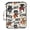 Cat Play Rock Guitar, variant on Haosy Accordion File Organizer Zipper Binder 500 Sheet 6-Tab Expanding File Folder Multi-Pocket 1.2 Inch 3 Ring Brown Horseshoe