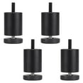 thumbnail image 2 of 4x Aluminum Alloy DIY Adjustable Furniture Legs for Coffee Table Sofa Bed Refrigerator Replacement - Black 8cm, 2 of 7