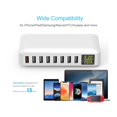 thumbnail image 4 of 60W 8-Port USB Fast Charger 3.0 QC Fast Charging Quick Charge LED Display Multi USB Charging Station Mobile Phone Desktop ,Portable Station, 4 of 5