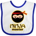 thumbnail image 3 of Inktastic Ninja Master Boys or Girls Baby Bib, 3 of 4
