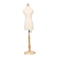 thumbnail image 1 of Soporte para exhibición de vestidos de muñeca maniquí en miniatura con base redonda ajustable Mujer 335 cm., 1 of 9