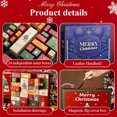 thumbnail image 2 of DIY Advent Calendar Christmas Countdown Calendars With 24 Cardboard Treasure Boxes Xmas Empty Countdown Calendar, 2 of 10