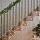 thumbnail image 5 of Adornos navideños, ratán verde artificial de 2 metros, enredaderas de plástico encriptadas, diseño de agujas de pino festivas de ratán y agujas de pino., 5 of 6