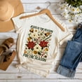 thumbnail image 6 of Jesus Is the Reason for the Season Floral Christmas T-Shirt, Holiday Christian Tee, 6 of 6