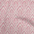 thumbnail image 1 of oneOone Cotton Flex Medium Pink Fabric Ikat Craft Projects Decor Fabric Printed By The Yard 40 Inch Wide, 1 of 5